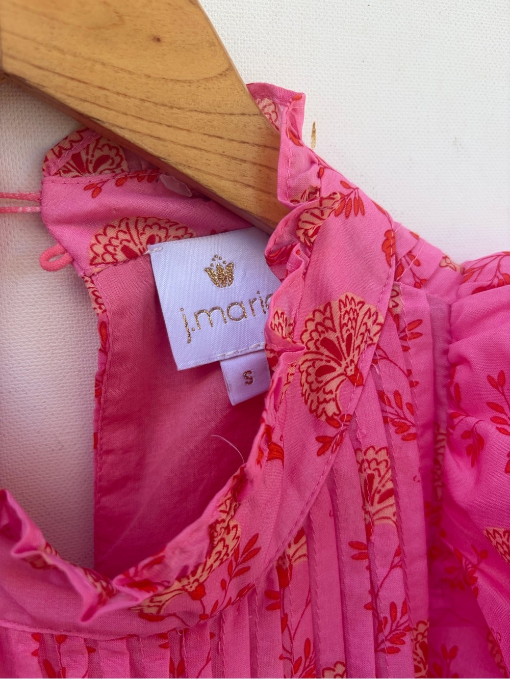 J Marie Ruffled Paisley Blouse - Picture 5 of 5